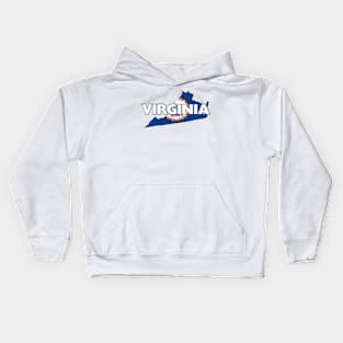 Virginia Colored State Kids Hoodie